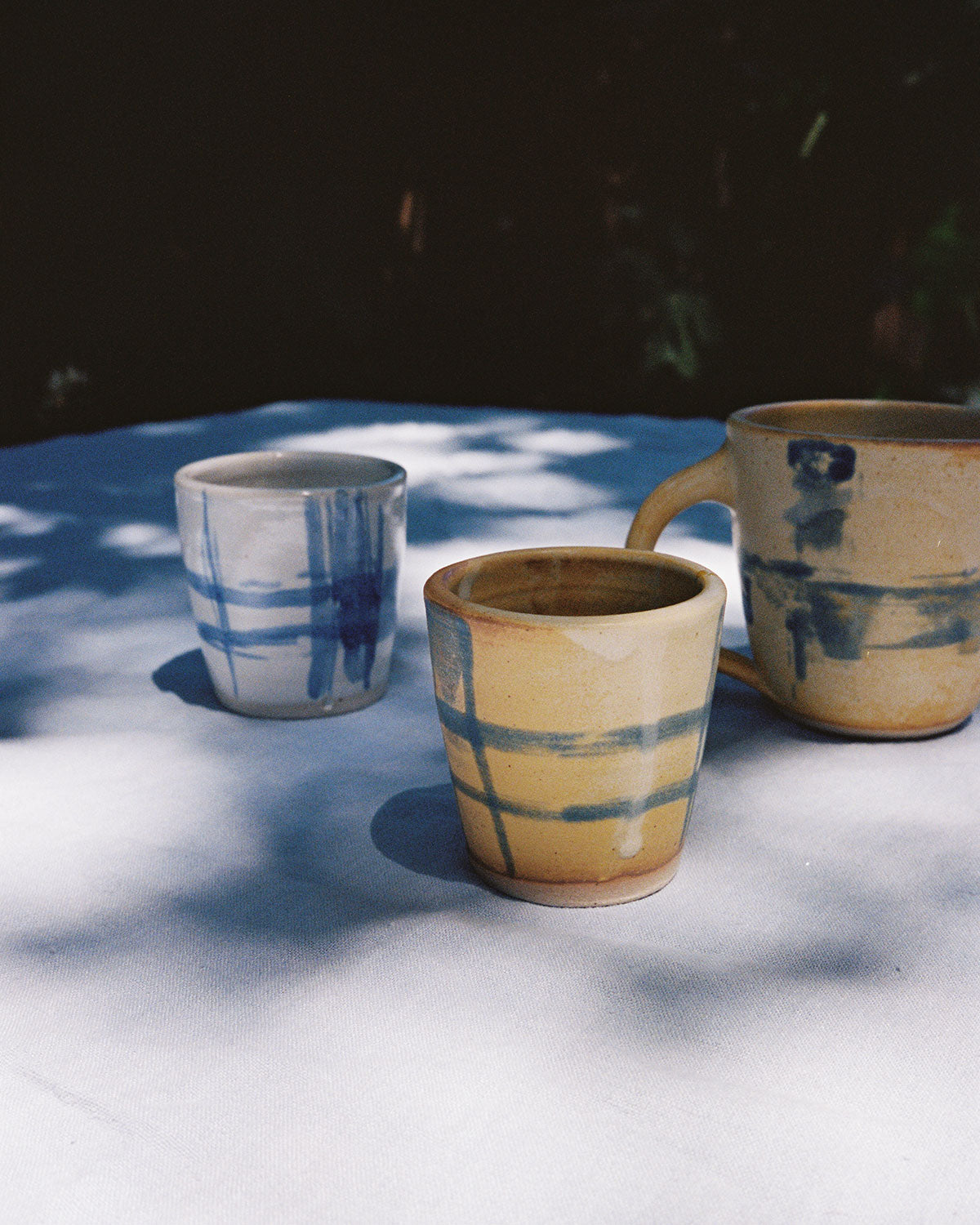 Liv Ryan Yellow Brush Cortado Cup