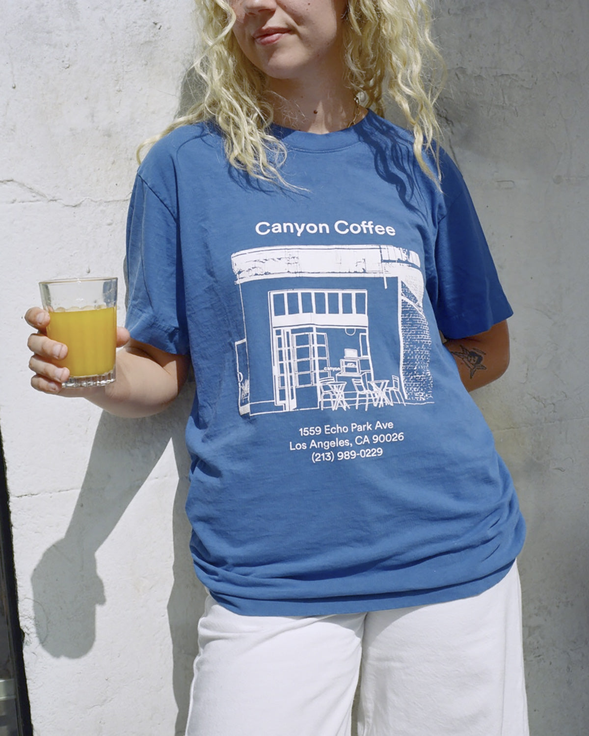 Canyon Echo Park Blue Tee