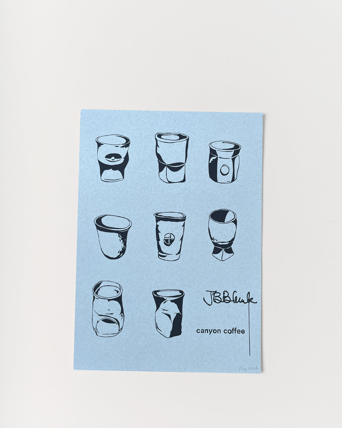 JB Blunk x Canyon Coffee Poster by Lucy Stark