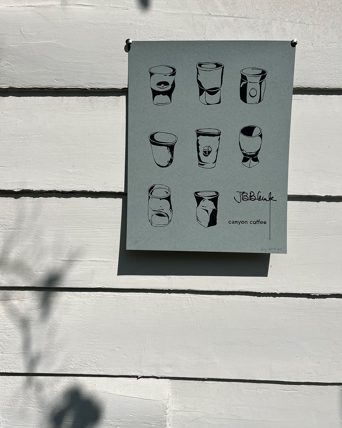 JB Blunk x Canyon Coffee Poster by Lucy Stark