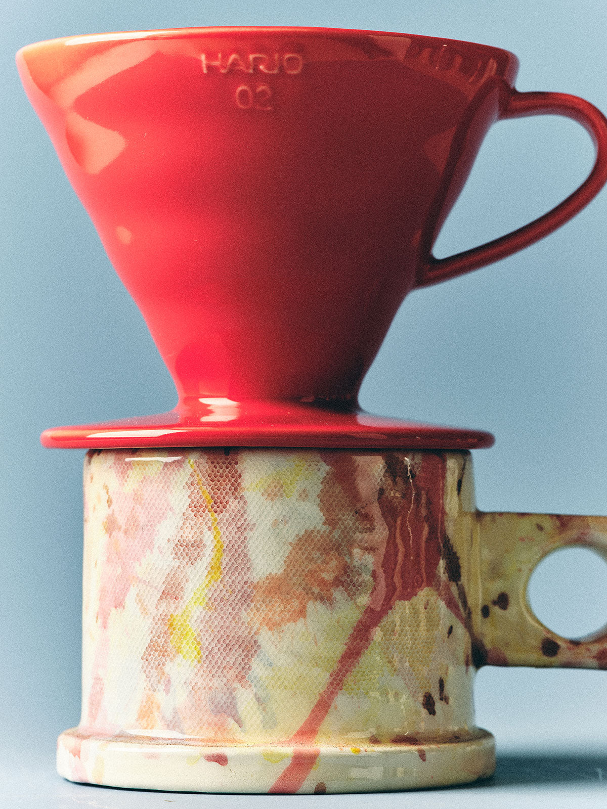Red Ceramic V60 02 Dripper