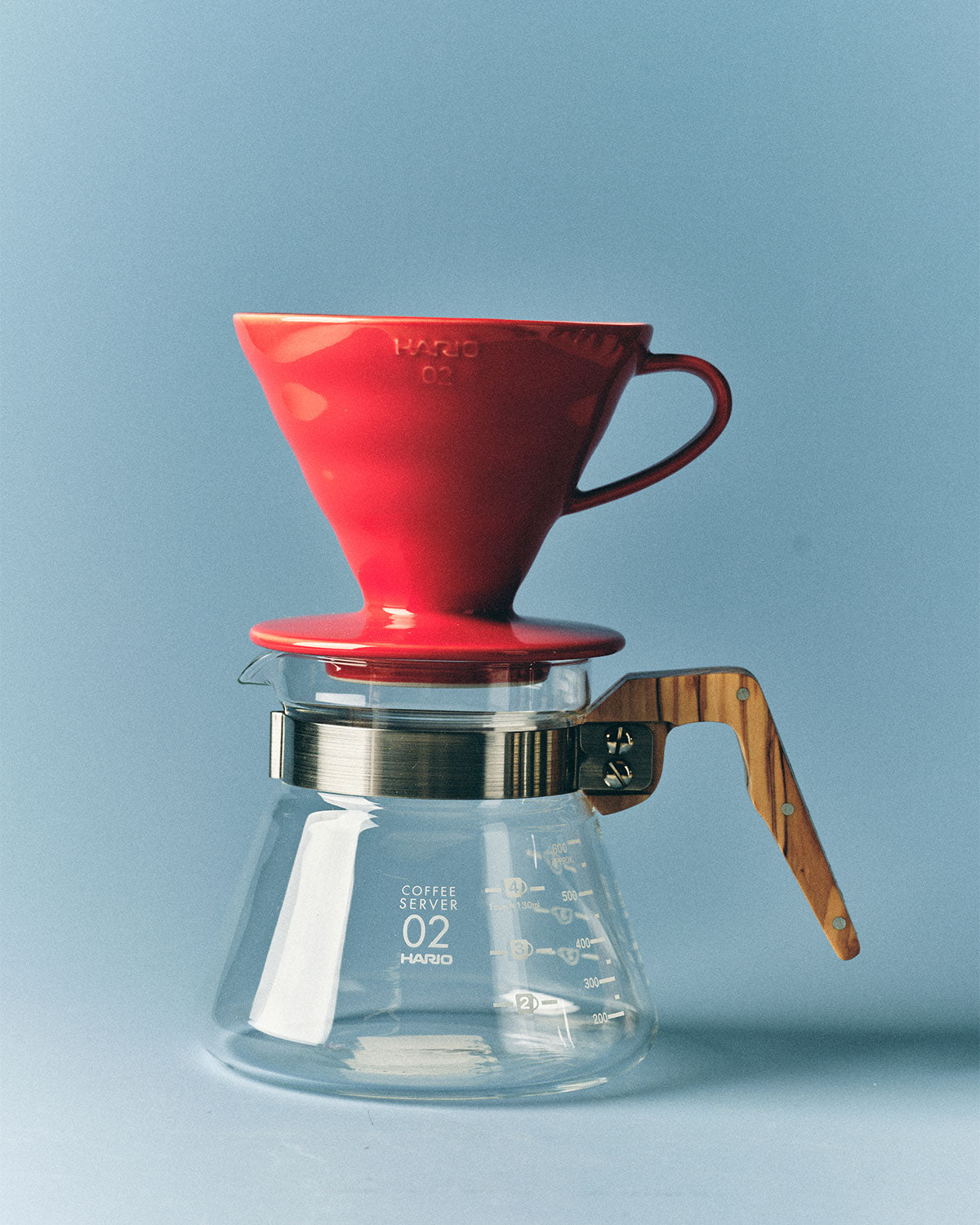 Red Ceramic V60 02 Dripper