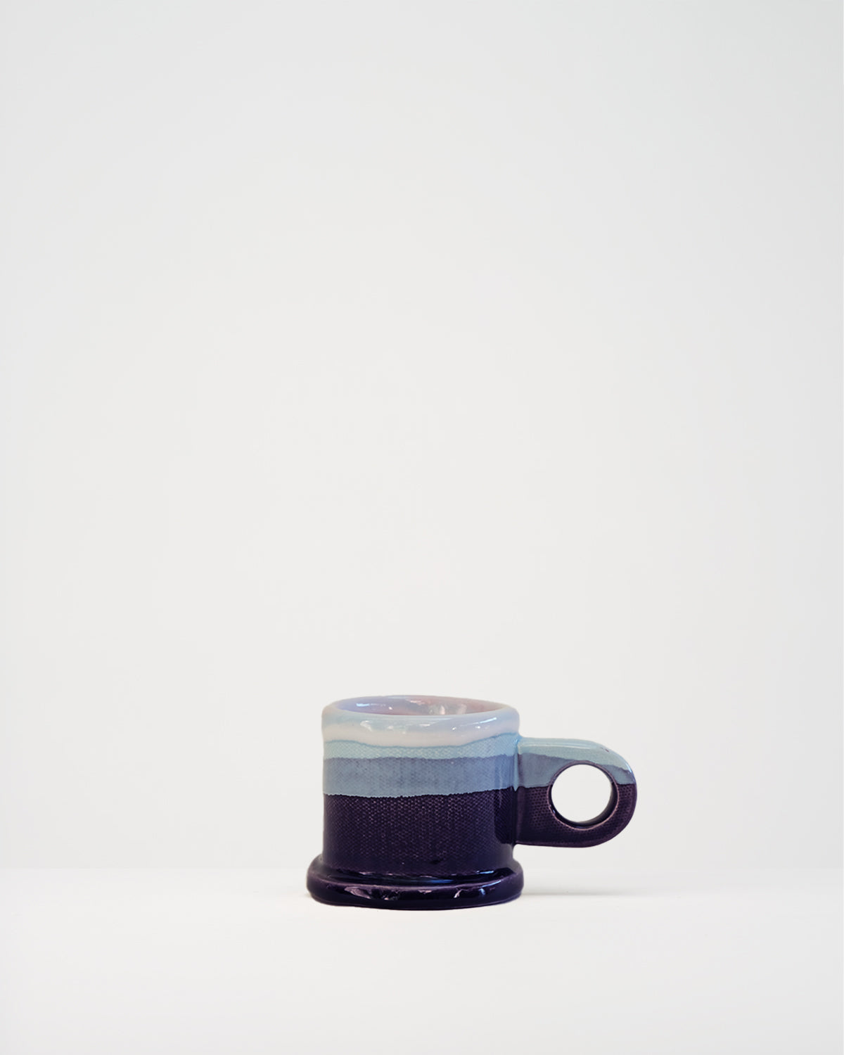 Double Dip Cortado Cup in Indigo by Peter Shire