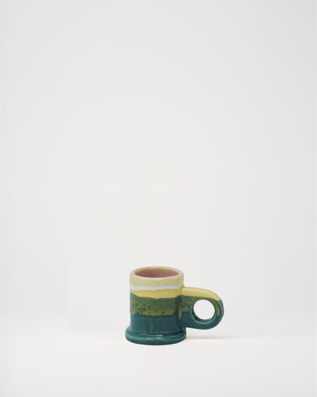 Green Double Dip Espresso Cup by Peter Shire