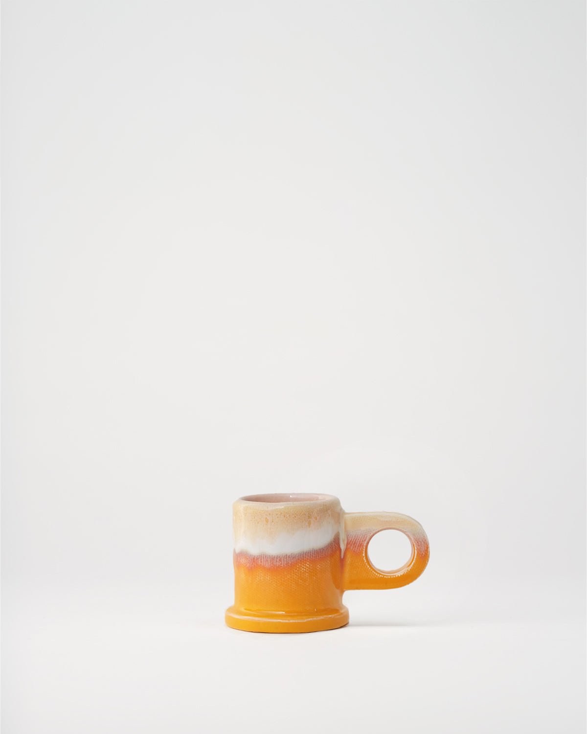 Double Dip Espresso Cup in Yellow by Peter Shire