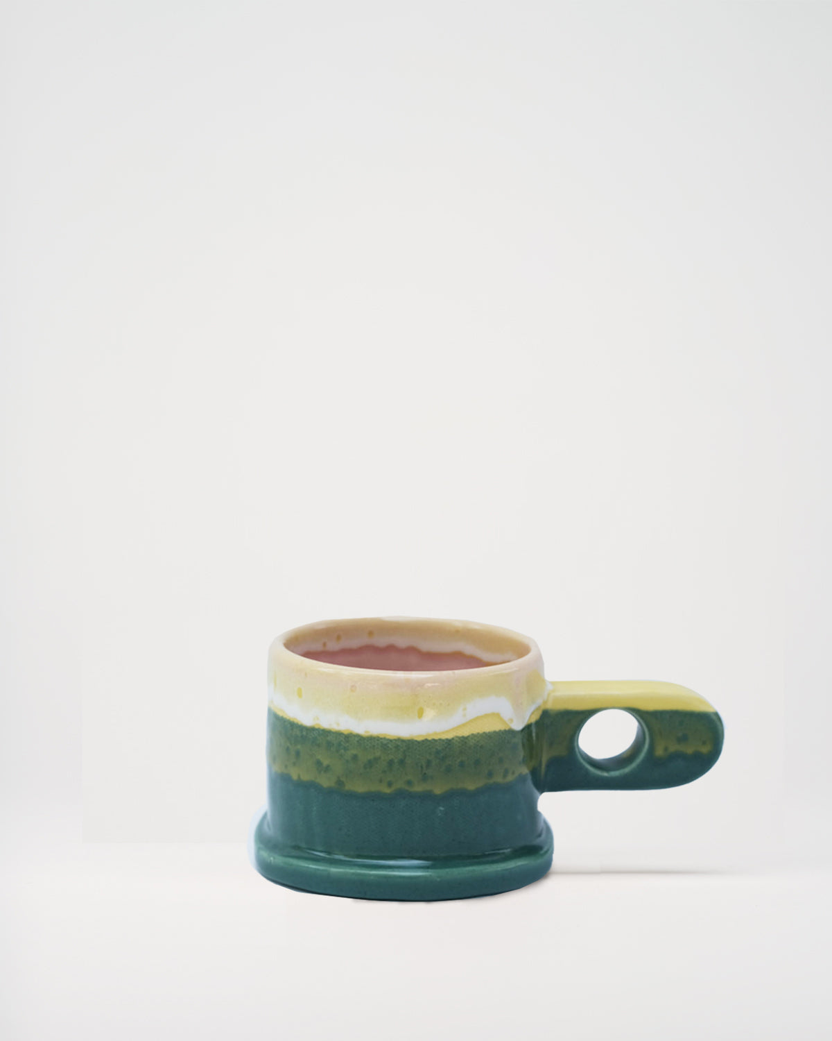Green Double Dip Mug by Peter Shire