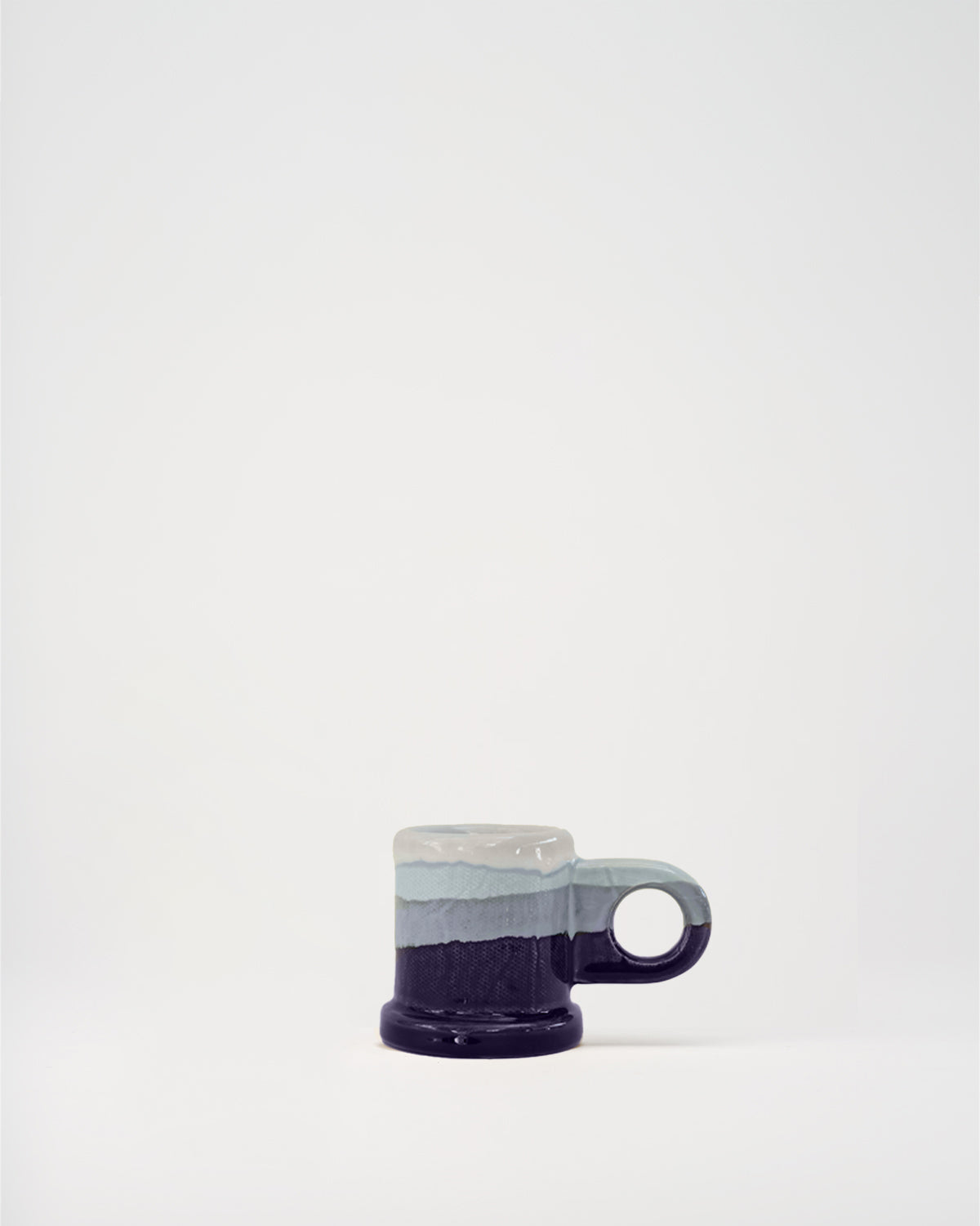 Double Dip Espresso Cup in Indigo by Peter Shire