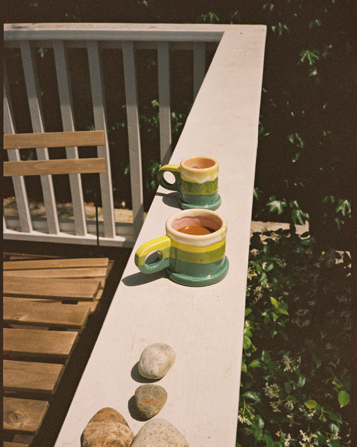 Green Double Dip Mug by Peter Shire