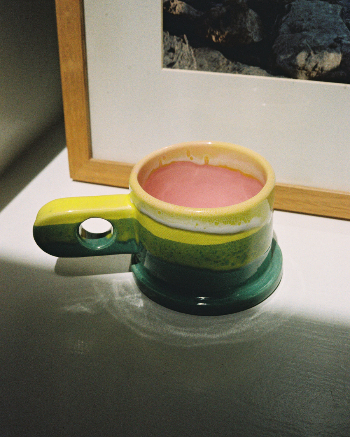 Green Double Dip Mug by Peter Shire