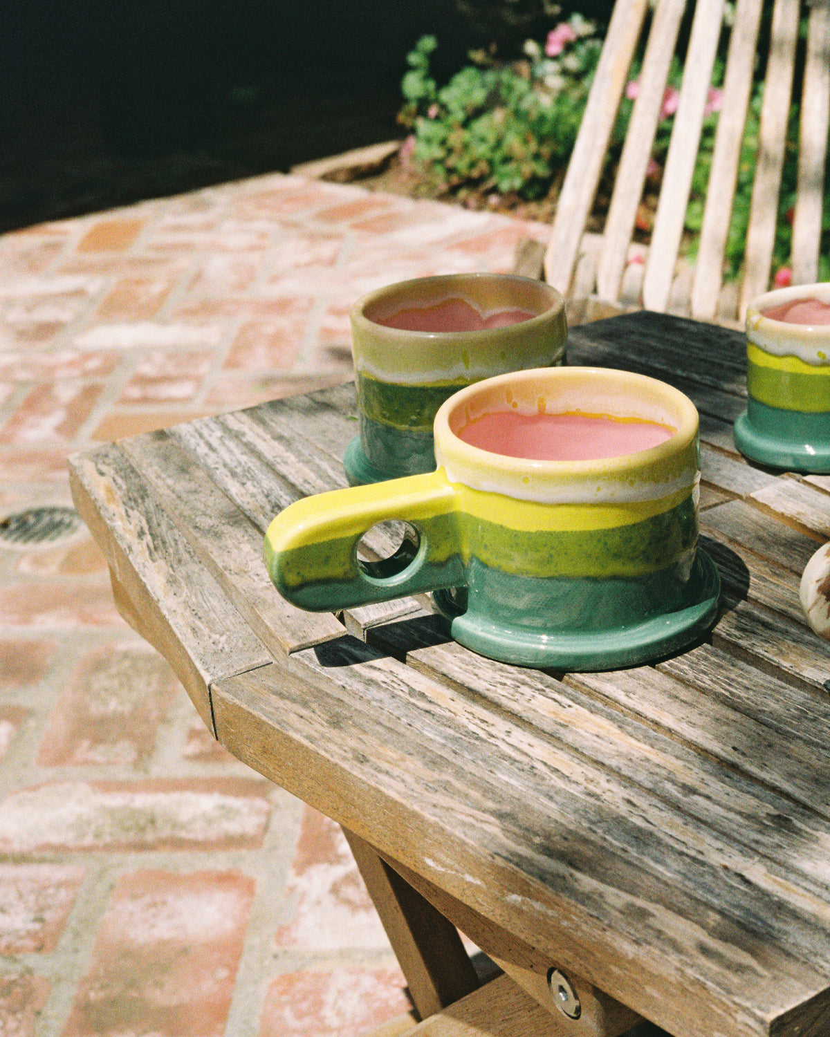 Green Double Dip Mug by Peter Shire