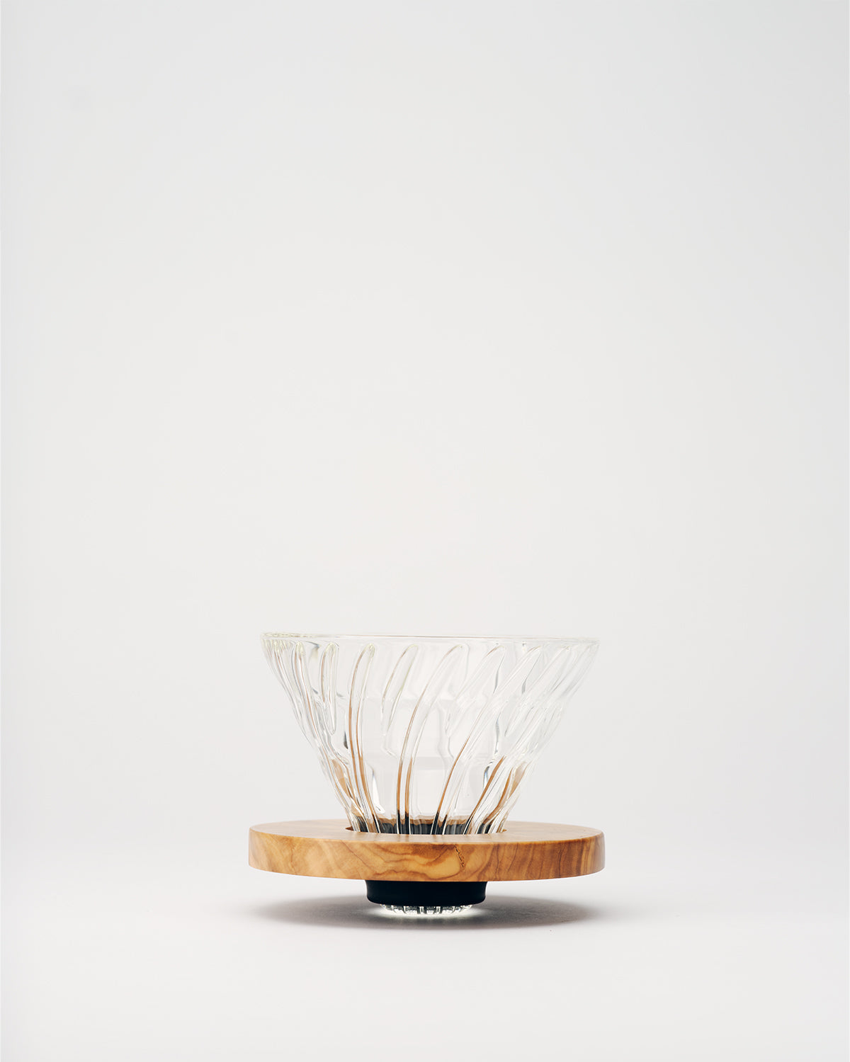 Glass & Olivewood V60 Dripper