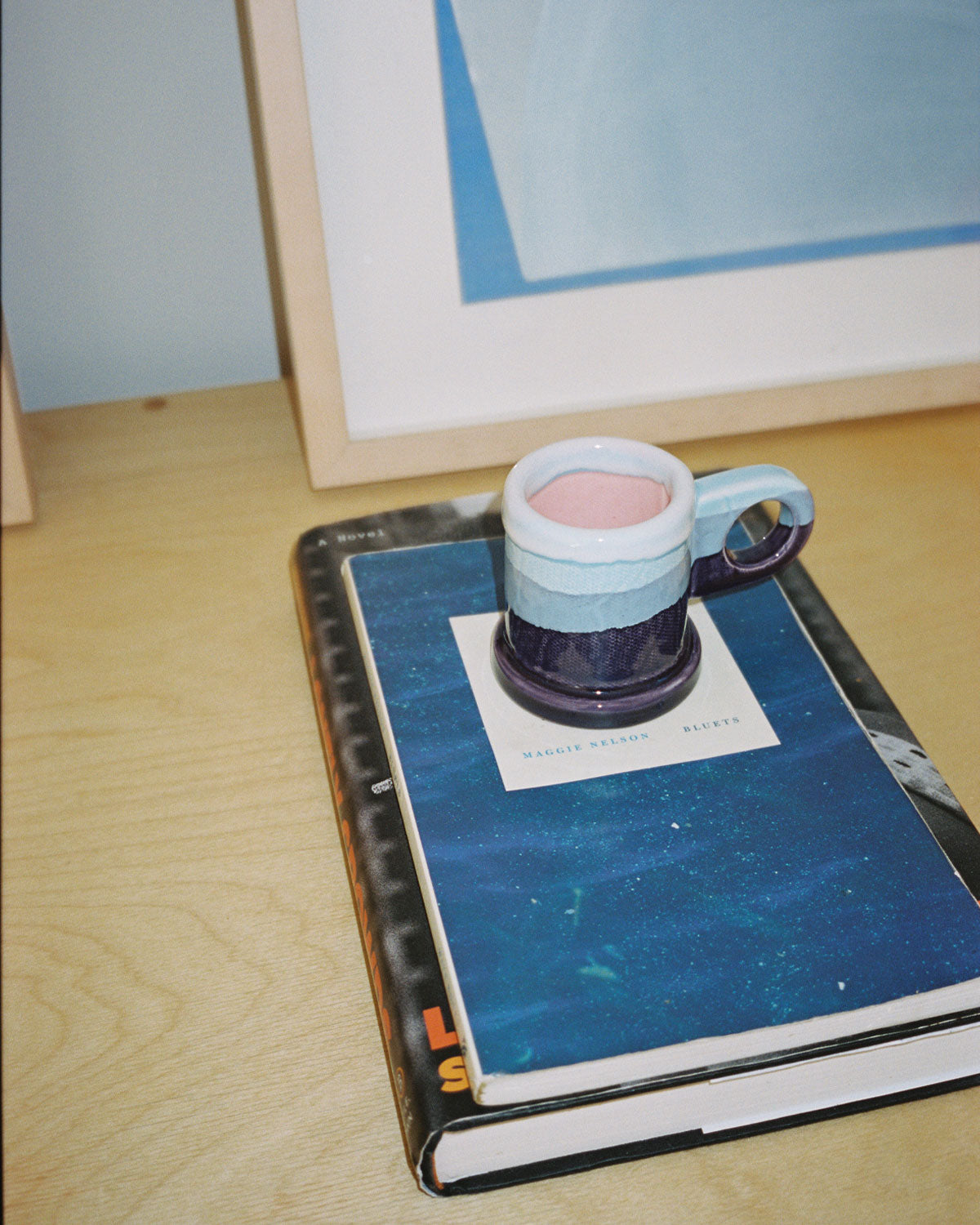 Double Dip Espresso Cup in Indigo by Peter Shire