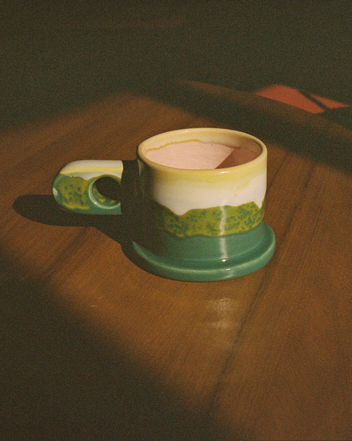 Green Double Dip Mug by Peter Shire