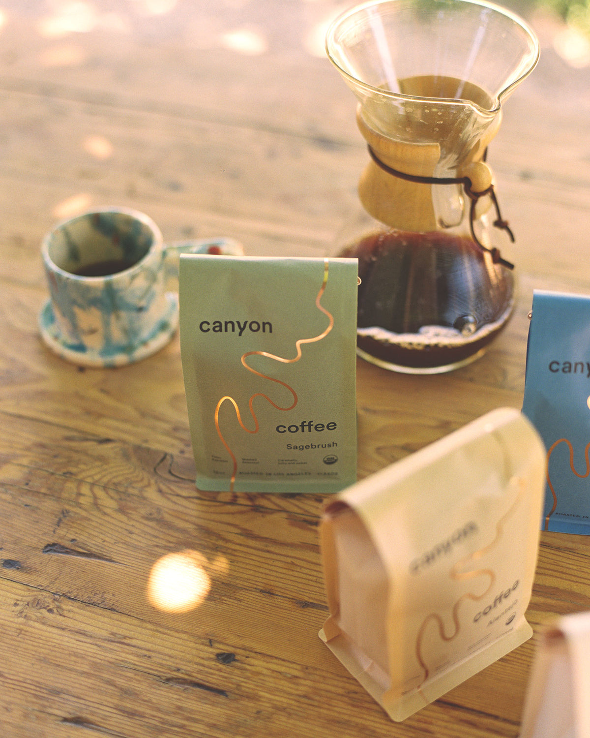 green bag of sagebrush canyon coffee