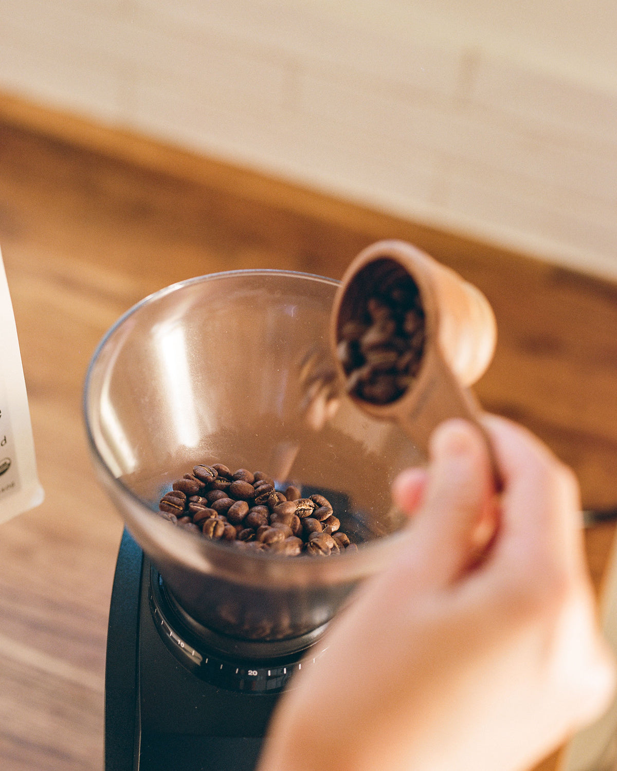 Baratza Encore Burr Grinder with canyon coffee
